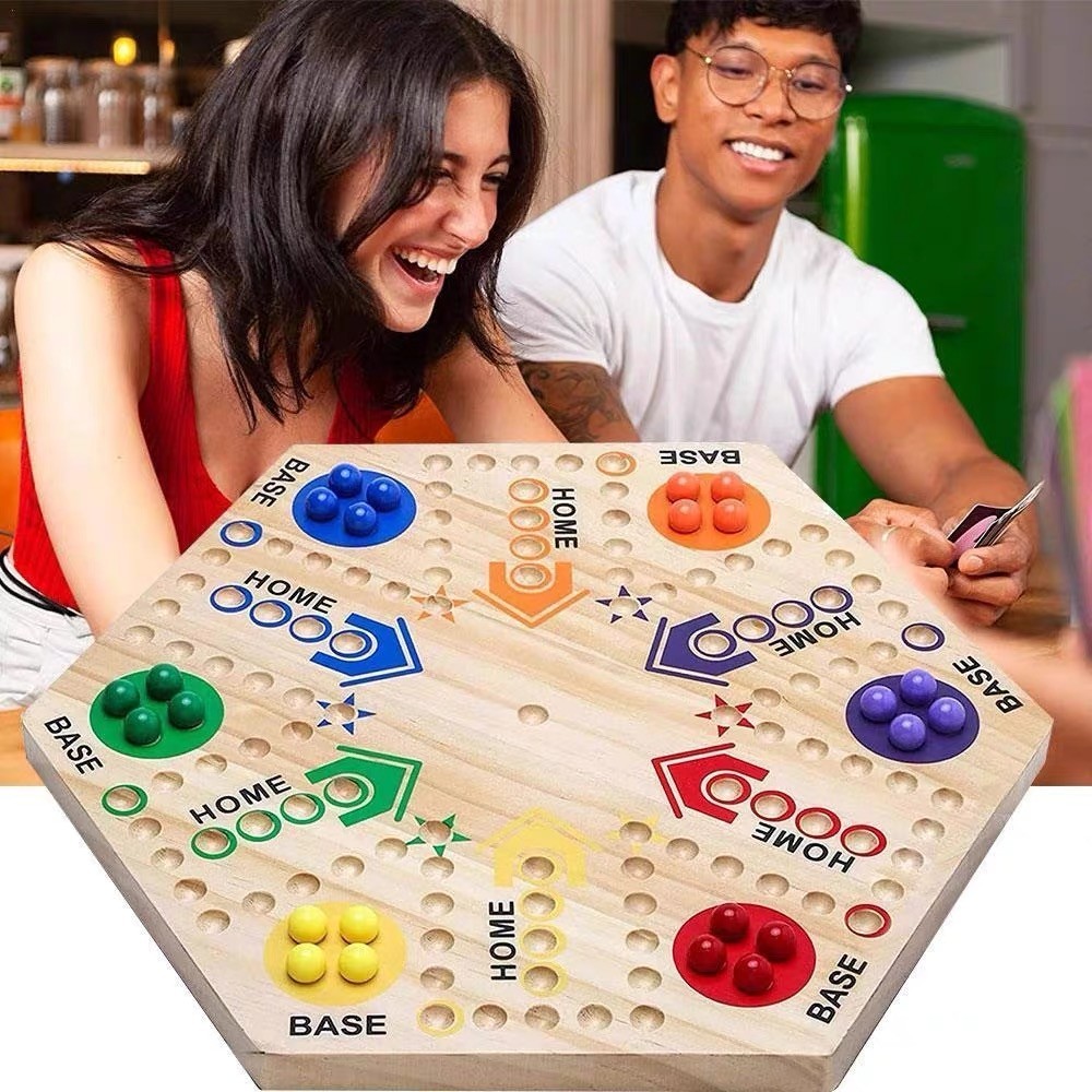 Board Game Quick - Marble Game Board Game Double Sided