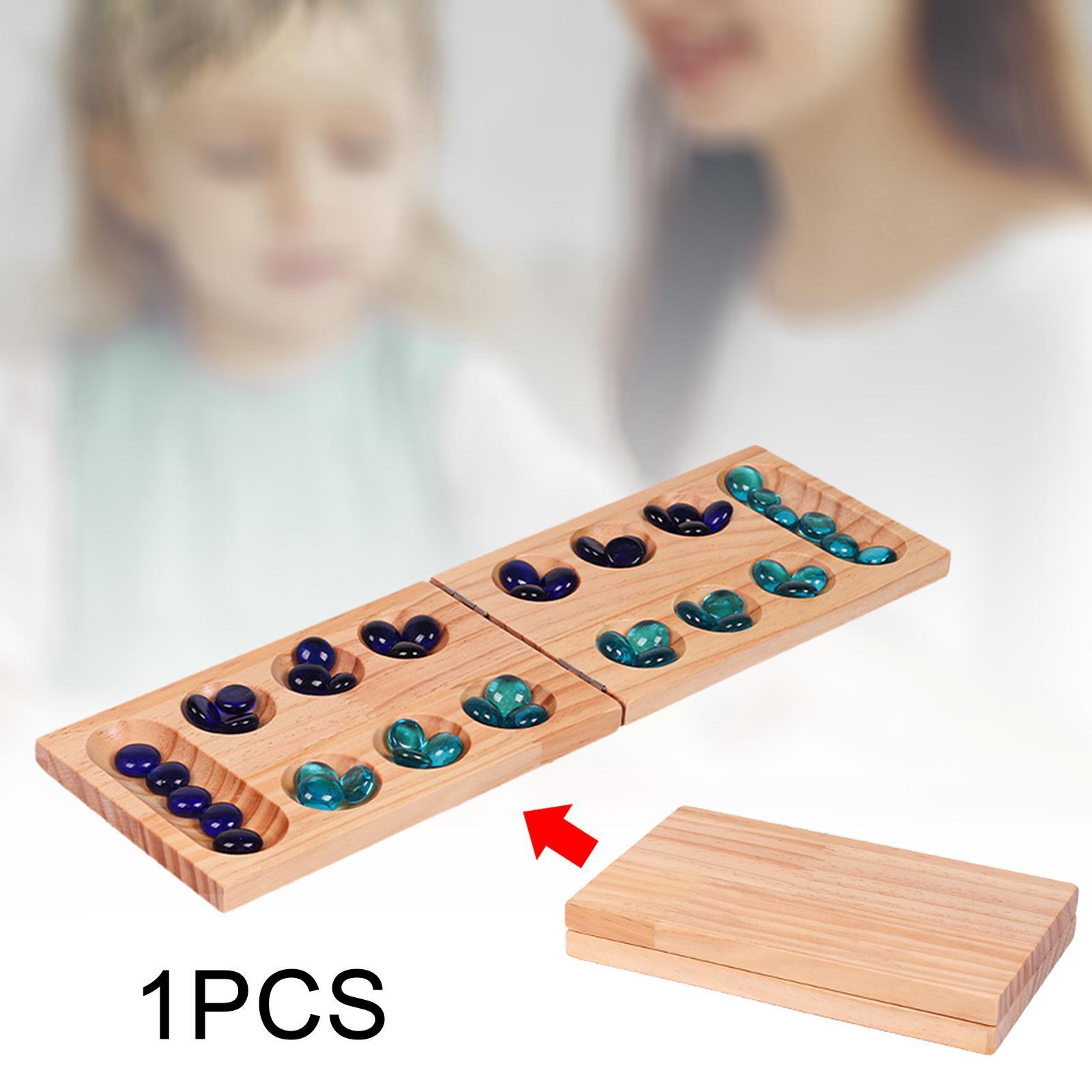 Wooden Foldable Mancala Board  - đánh giá và giá Board Game Template