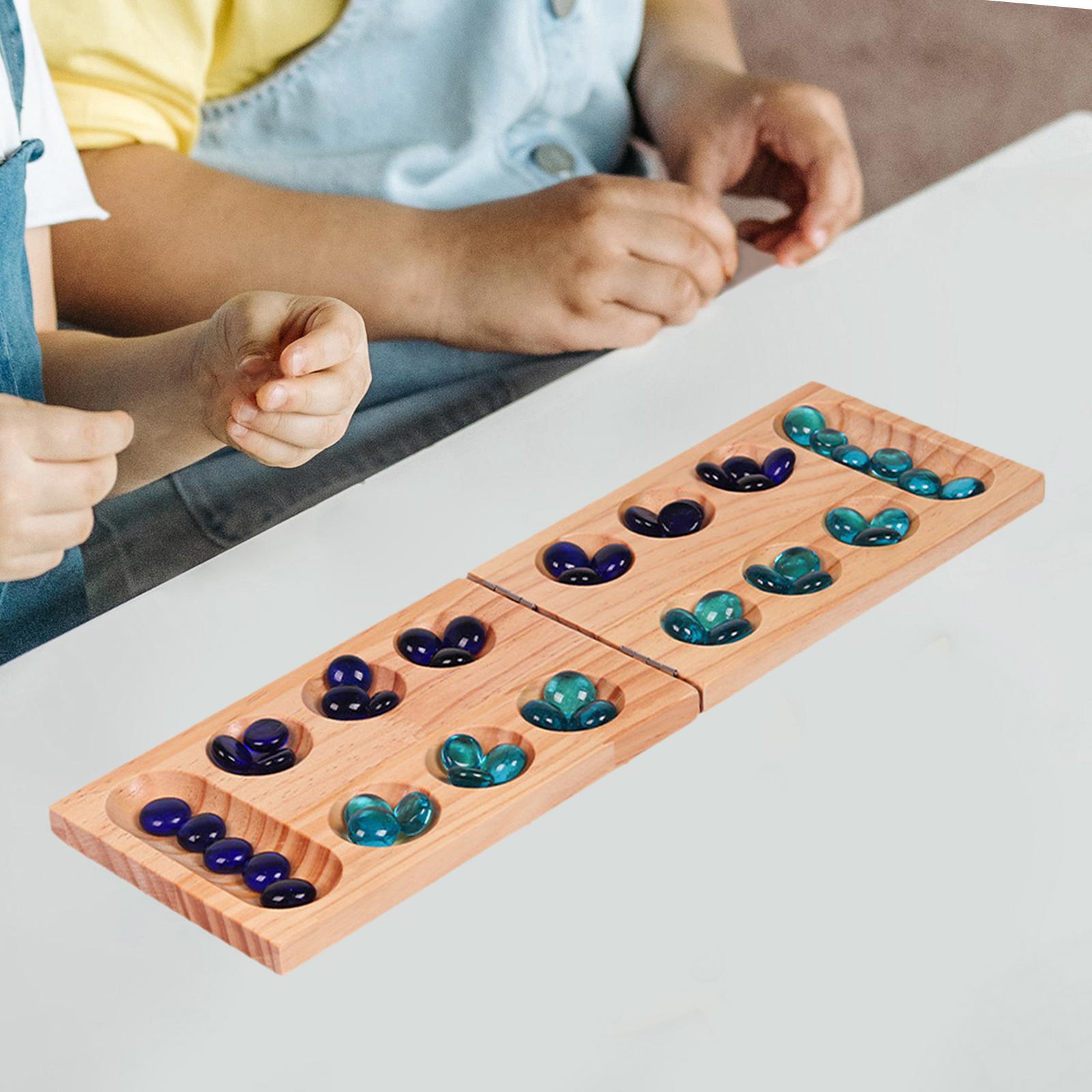 Wooden Foldable Mancala Board  - đánh giá và giá Board Game Template