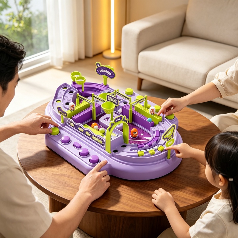 2-Player Marble Race Board Gam - đánh giá và giá Board Game Race Track