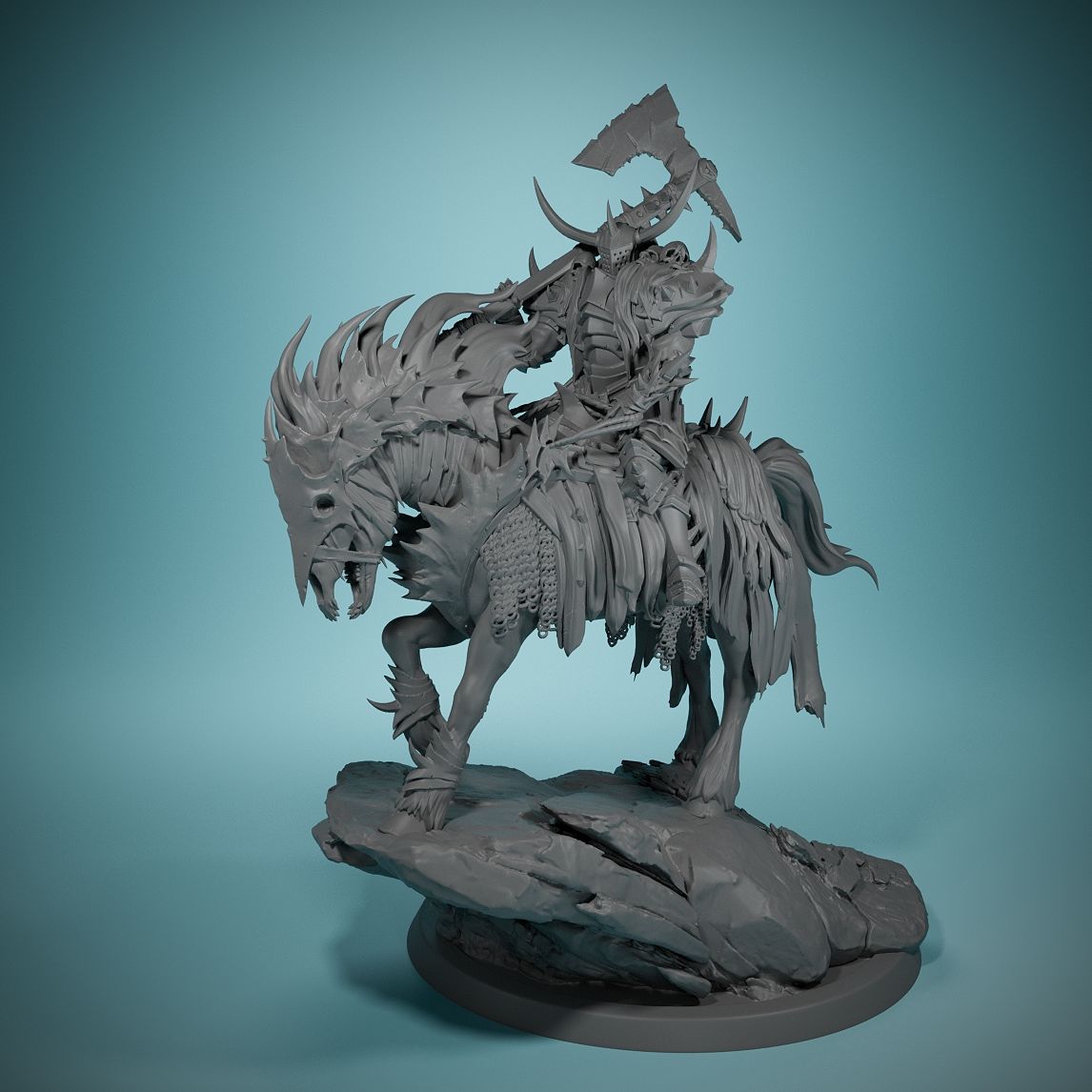80mm Dark Night Death Horse Bo - đánh giá và giá Board Game Design