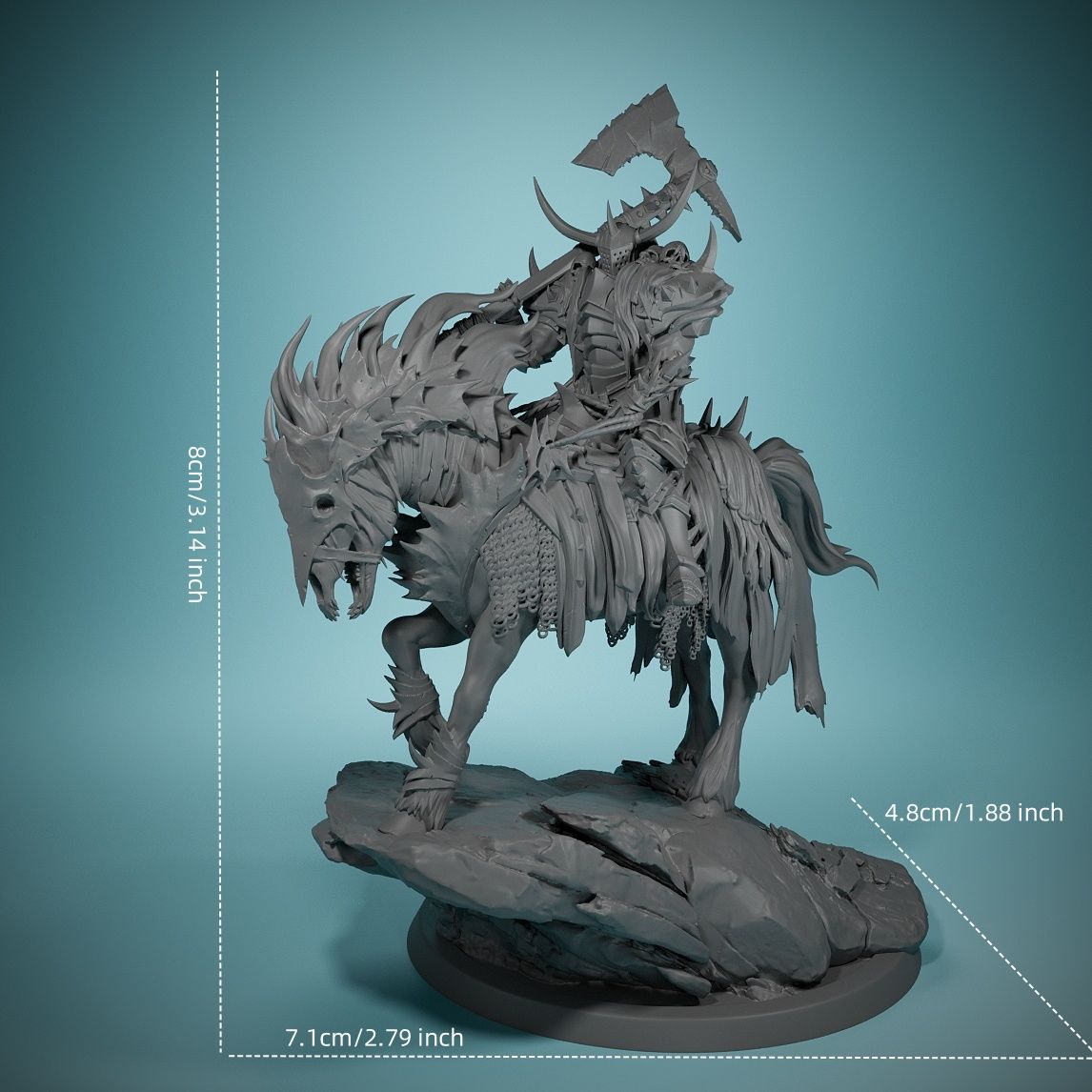80mm Dark Night Death Horse Bo - đánh giá và giá Board Game Design