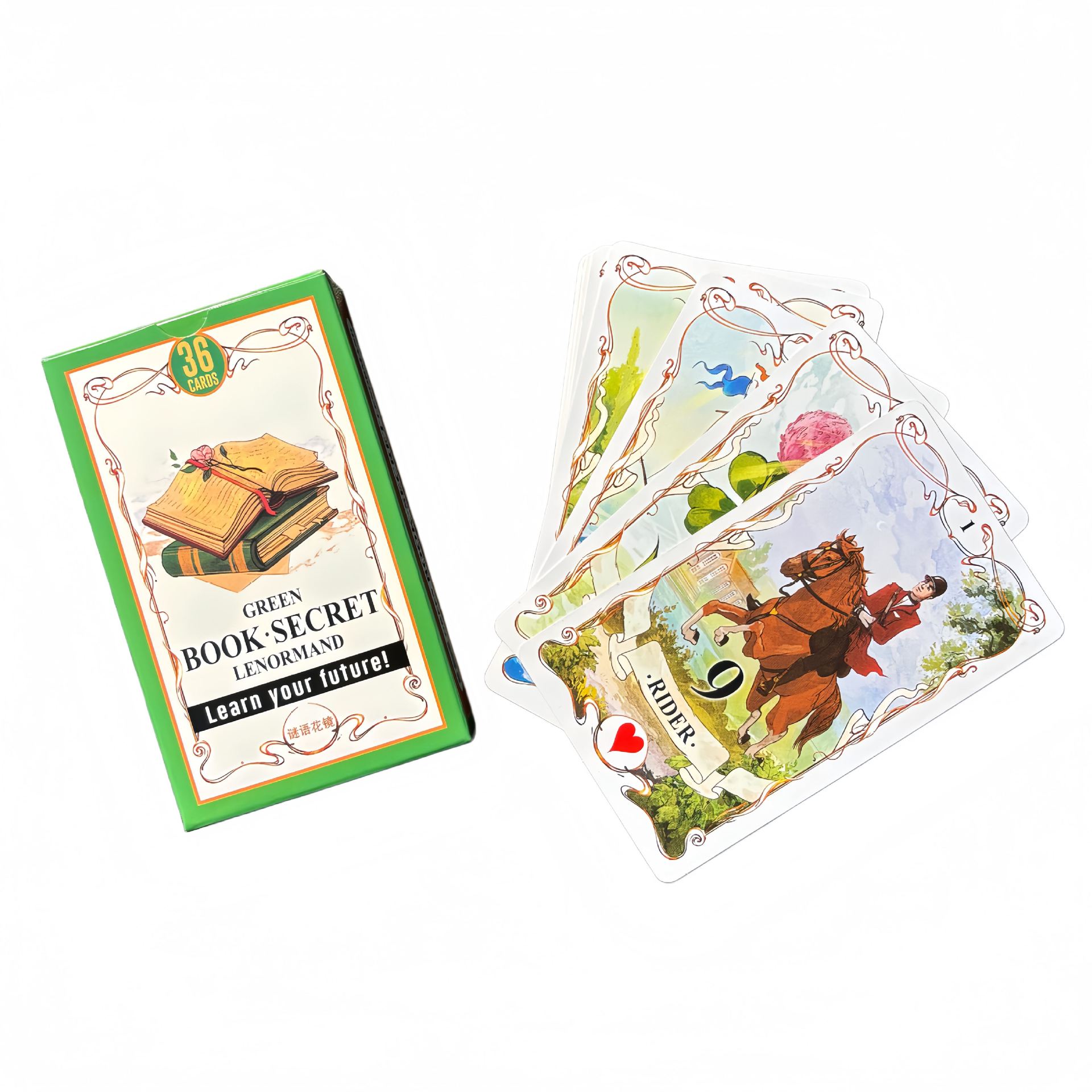 Green Book Secret Lenormand Or - đánh giá và giá Board Game Quantum