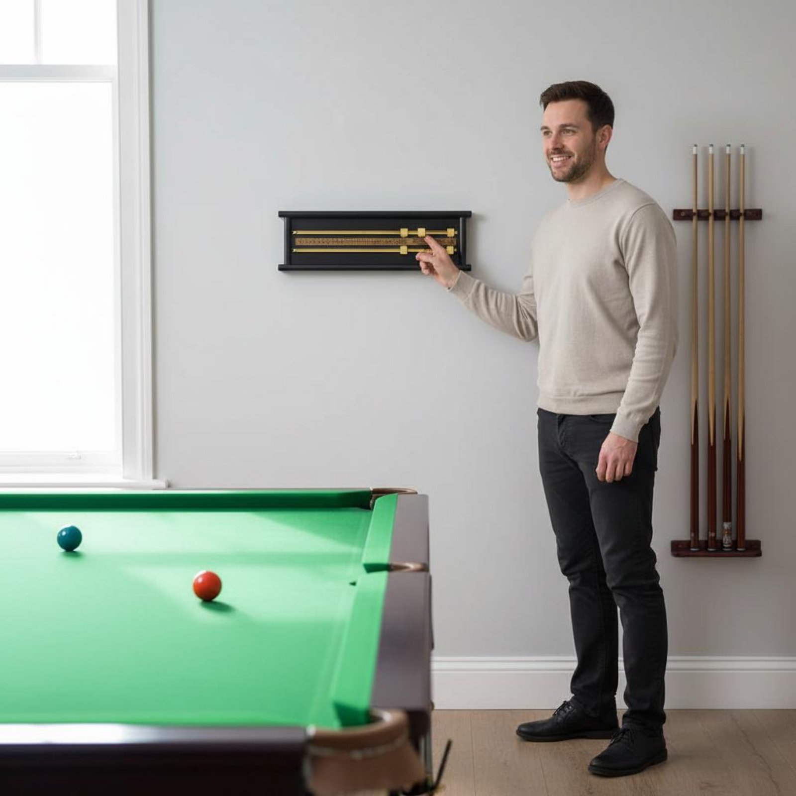 Wooden Snooker Scorer Dual Rai - đánh giá và giá Board Game Room
