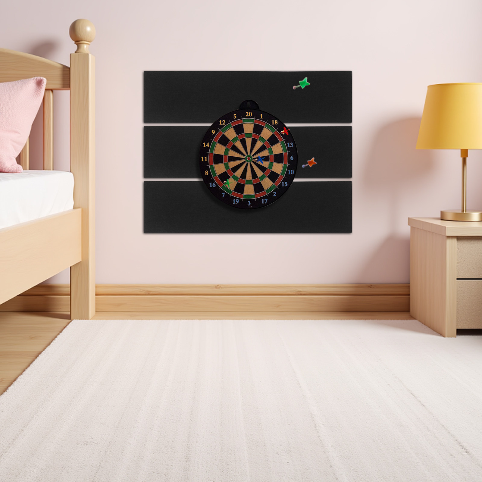 2Pcs Dart Board Wall Protector - đánh giá và giá Board Game Room