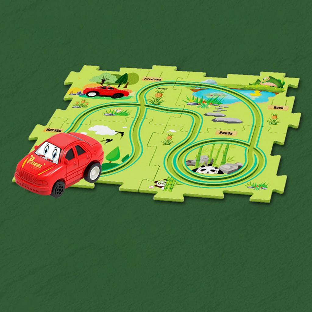 Kids Toys Race Car Track Puzzl - đánh giá và giá Board Game Race Track